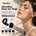 SilentRise Sleep Ear Plugs with 33dB noise reduction, acoustic filter ring and replaceable ear tips in XS, S, M and L