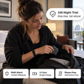 Packing the SilentRise Travel Case into a weekend bag: multi-alarm, 14 days on a charge, phone-free, 100-night trial